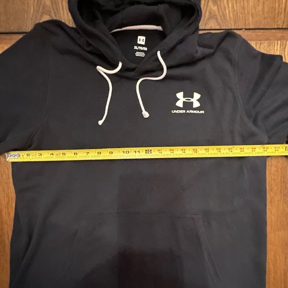 Under Armour Black Hoodie with White Logo - Picture 4 of 4